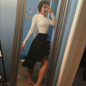 b/w dance costume. would be great for flamenco!!